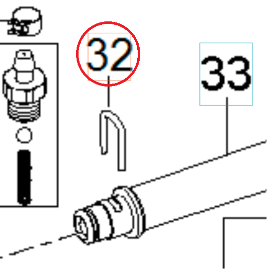 Lock Bracket Sp i gruppen  hos Entreprenadbutiken (5960246-01)