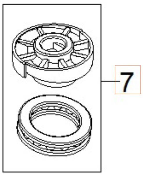 Disc Wobble Disc 8,1 Deg i gruppen  hos Entreprenadbutiken (5976470-01)