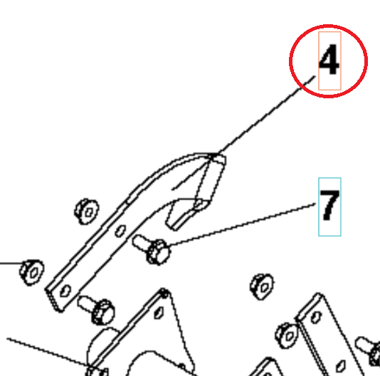 Right Blade Roto400 i gruppen  hos Entreprenadbutiken (5986784-01)